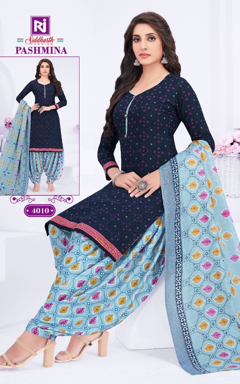 Siddharth Pashmina Vol 4 ReadyMade Wholesale Cotton Dress Material