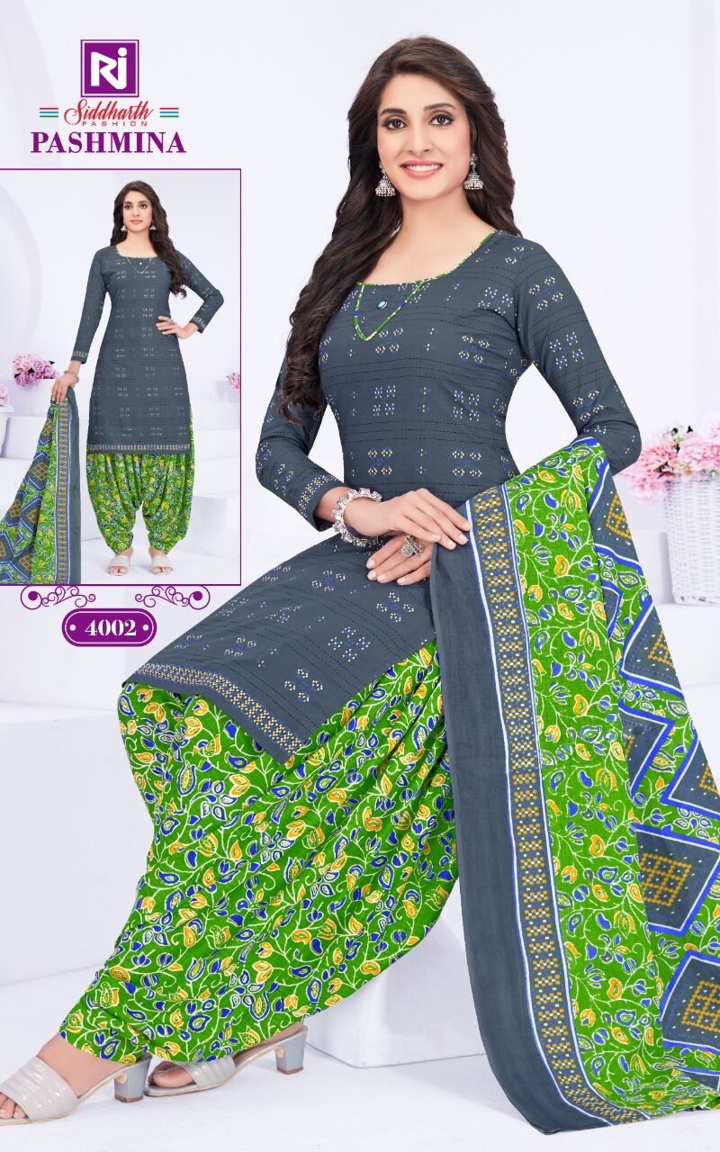 Siddharth Pashmina Vol 4 ReadyMade Wholesale Cotton Dress Material