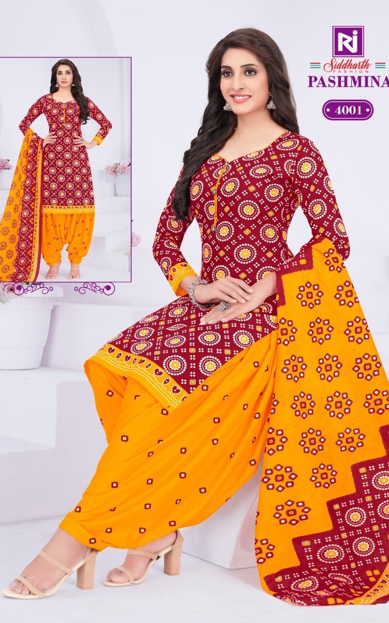 Siddharth Pashmina Vol 4 ReadyMade Wholesale Cotton Dress Material