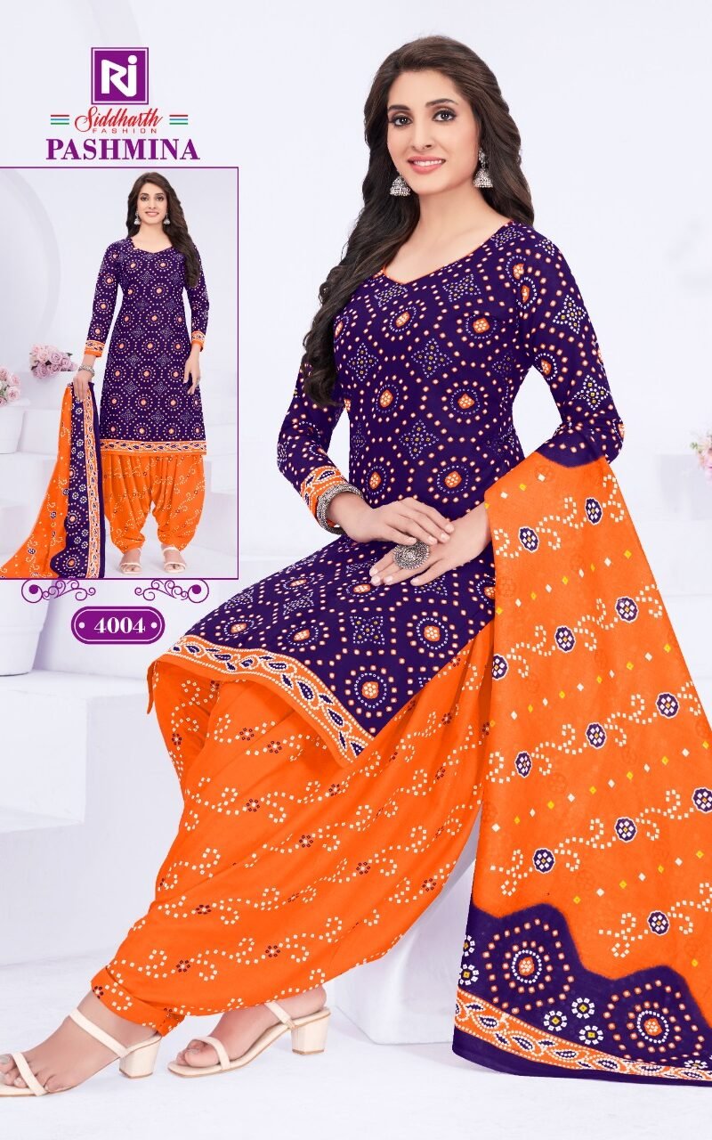 Siddharth Pashmina Vol 4 ReadyMade Wholesale Cotton Dress Material