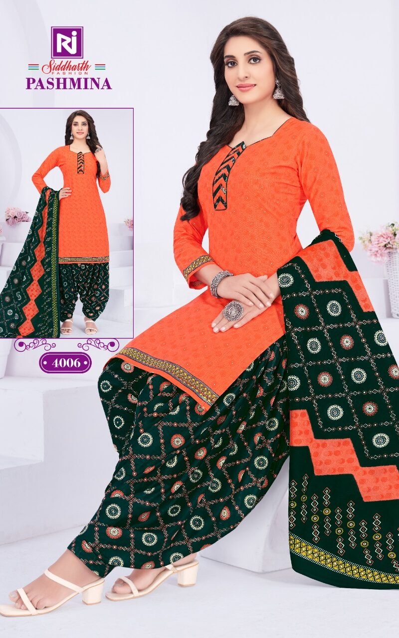 Siddharth Pashmina Vol 4 ReadyMade Wholesale Cotton Dress Material