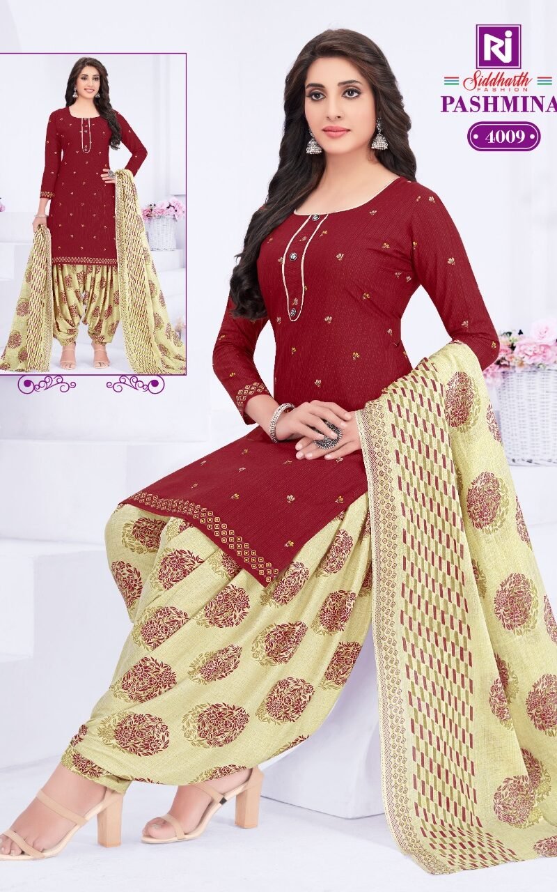 Siddharth Pashmina Vol 4 ReadyMade Wholesale Cotton Dress Material