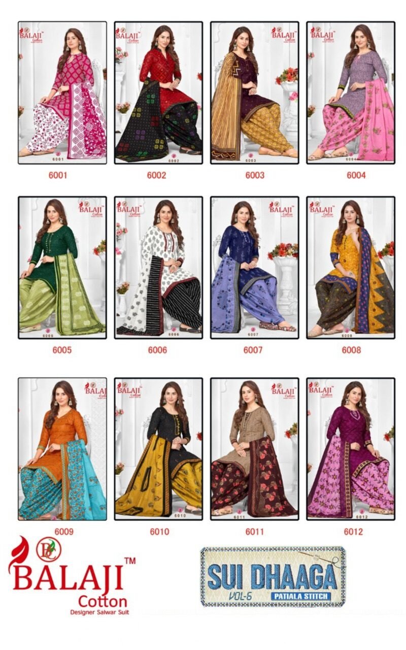 Sui Dhaga Vol 6 Balaji Cotton Wholesale Cotton Dress Material