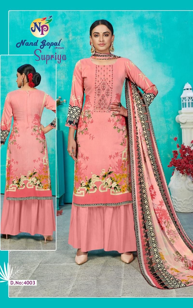 Supriya vol 4 Nand Gopal Wholesale Cotton Dress Material