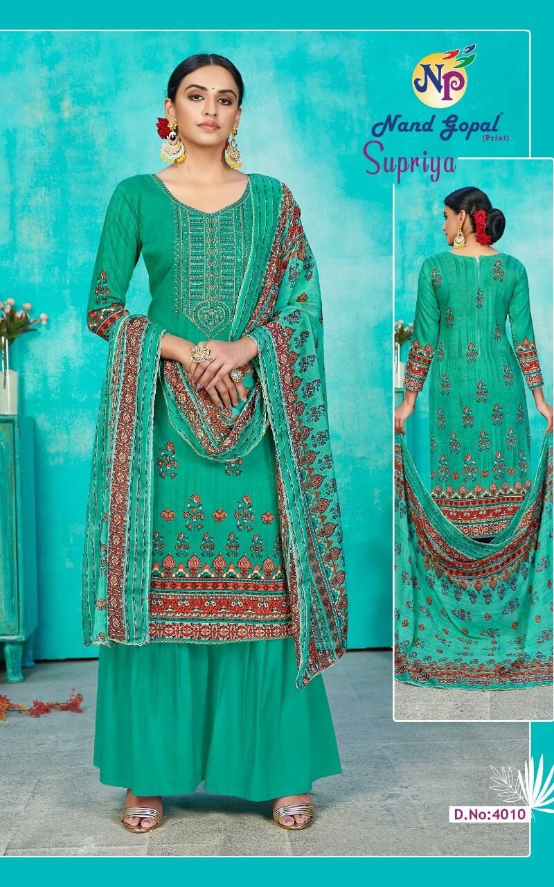 Supriya vol 4 Nand Gopal Wholesale Cotton Dress Material
