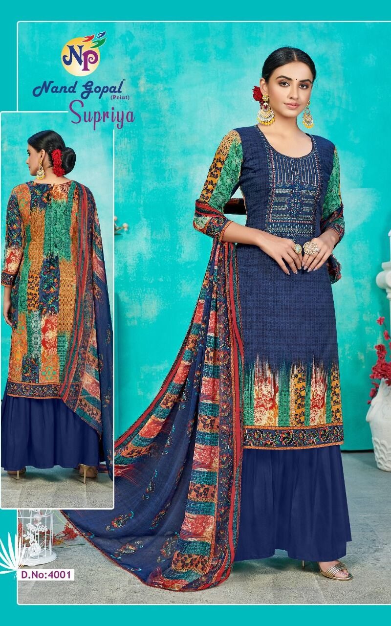 Supriya vol 4 Nand Gopal Wholesale Cotton Dress Material