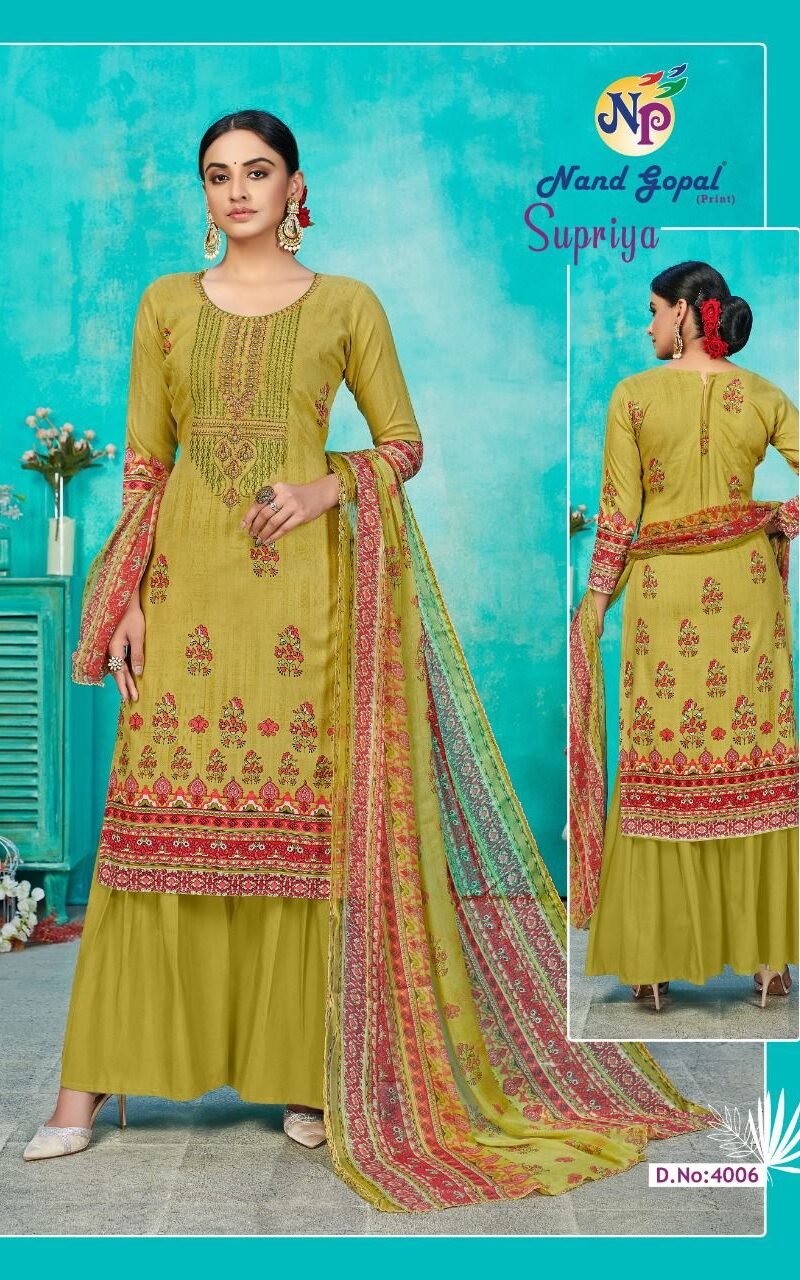 Supriya vol 4 Nand Gopal Wholesale Cotton Dress Material