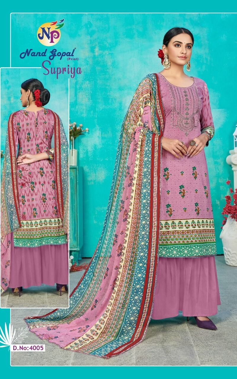 Supriya vol 4 Nand Gopal Wholesale Cotton Dress Material