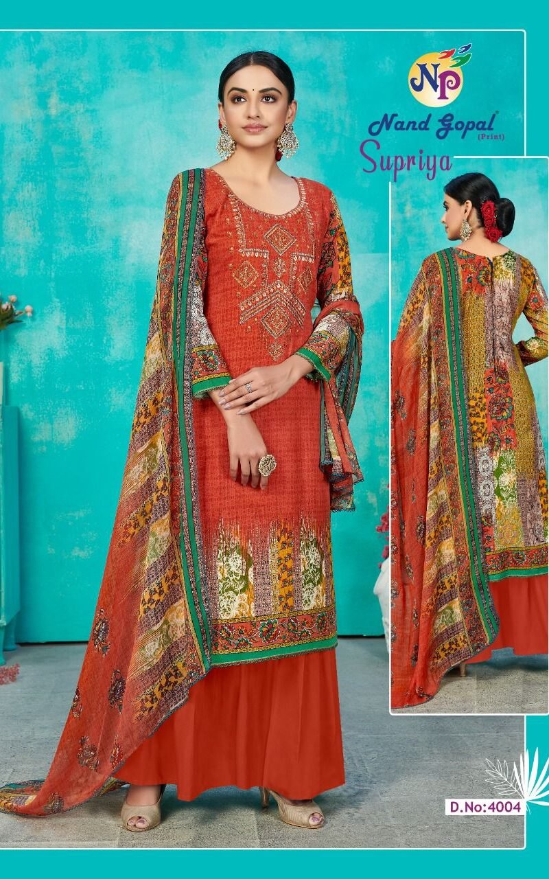 Supriya vol 4 Nand Gopal Wholesale Cotton Dress Material