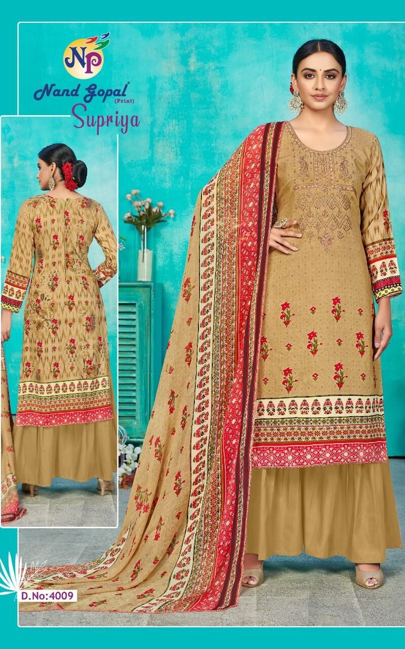 Supriya vol 4 Nand Gopal Wholesale Cotton Dress Material