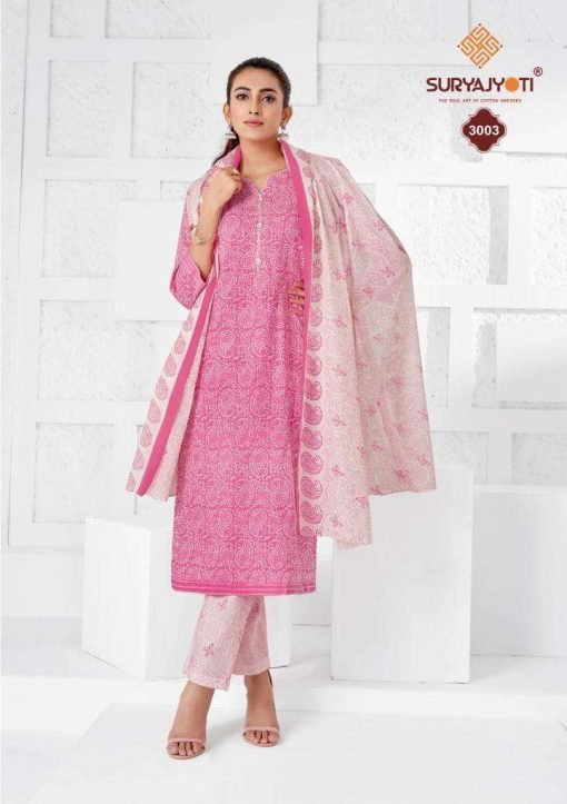 Suryajyoti Preyashi Vol 3 Wholesale Lawn Dress Material