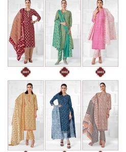 Suryajyoti Preyashi Vol 3 Wholesale Lawn Dress Material