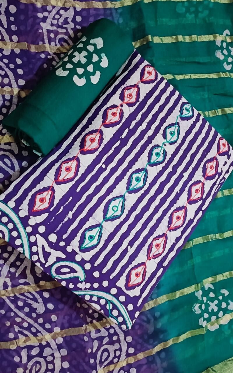 Trendy Cotton Wax Batik Jj Creation Wholesale Cotton Dress Material