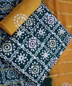 Trendy Cotton Wax Batik Jj Creation Wholesale Cotton Dress Material