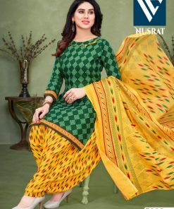 Vandana Nusrat Vol 7 Readymade Wholesale Cotton Dress Material