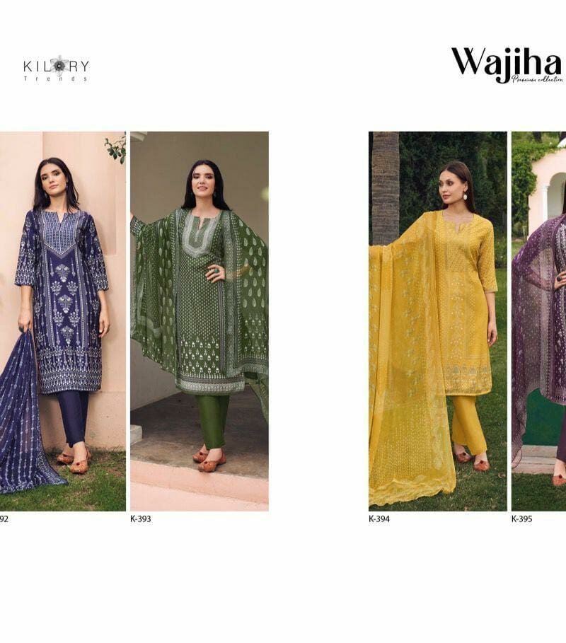 Wajiha Kilory Trends Pashmina Suits Wholesale Online