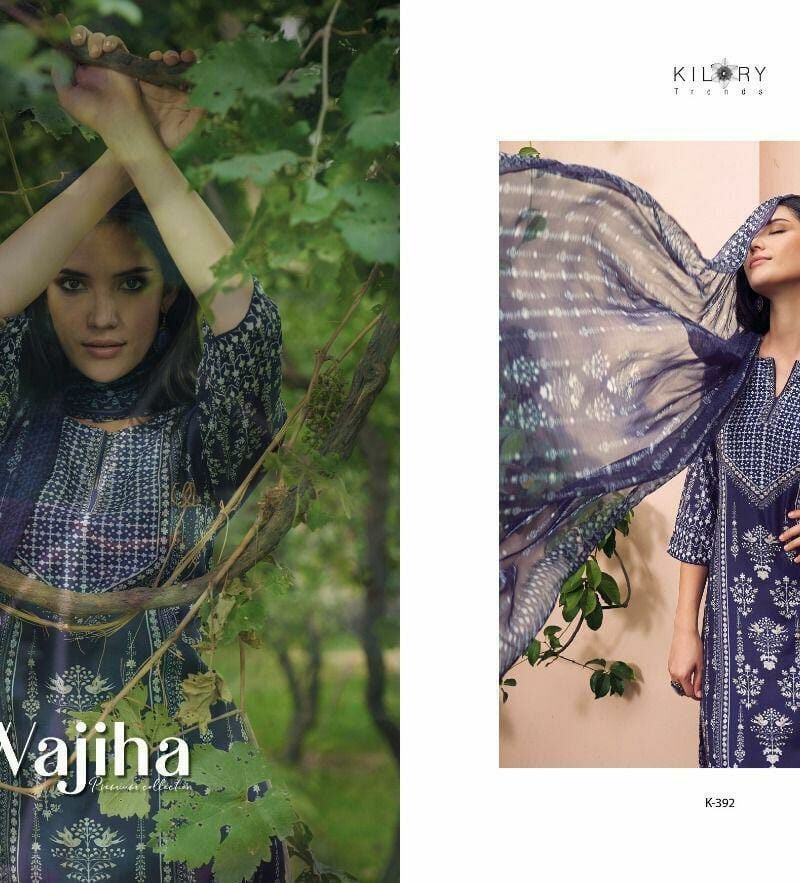 Wajiha Kilory Trends Pashmina Suits Wholesale Online