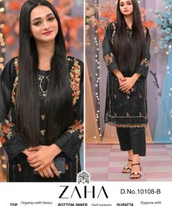 Zaha D No 10108-A-B Pakistani Salwar Suits