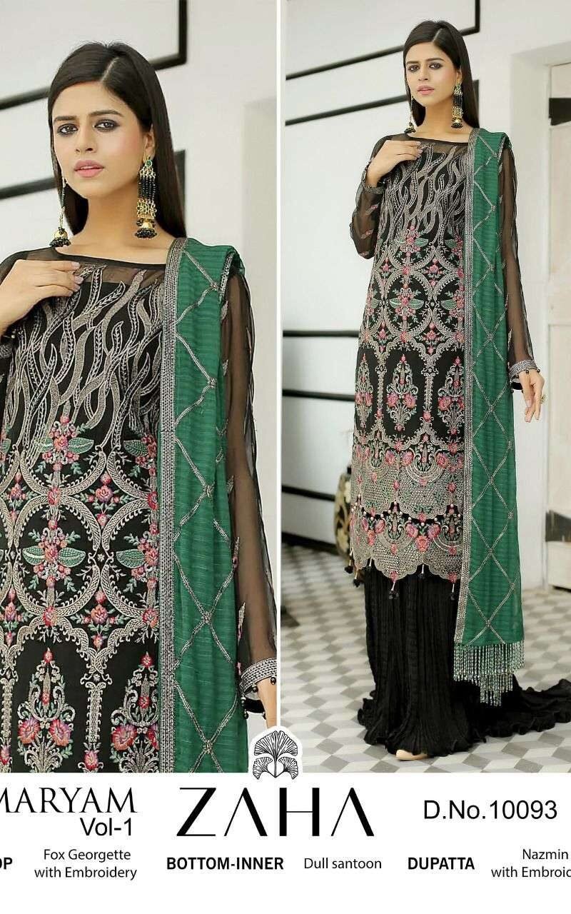 Zaha Maryam Pakistani Salwar Suits
