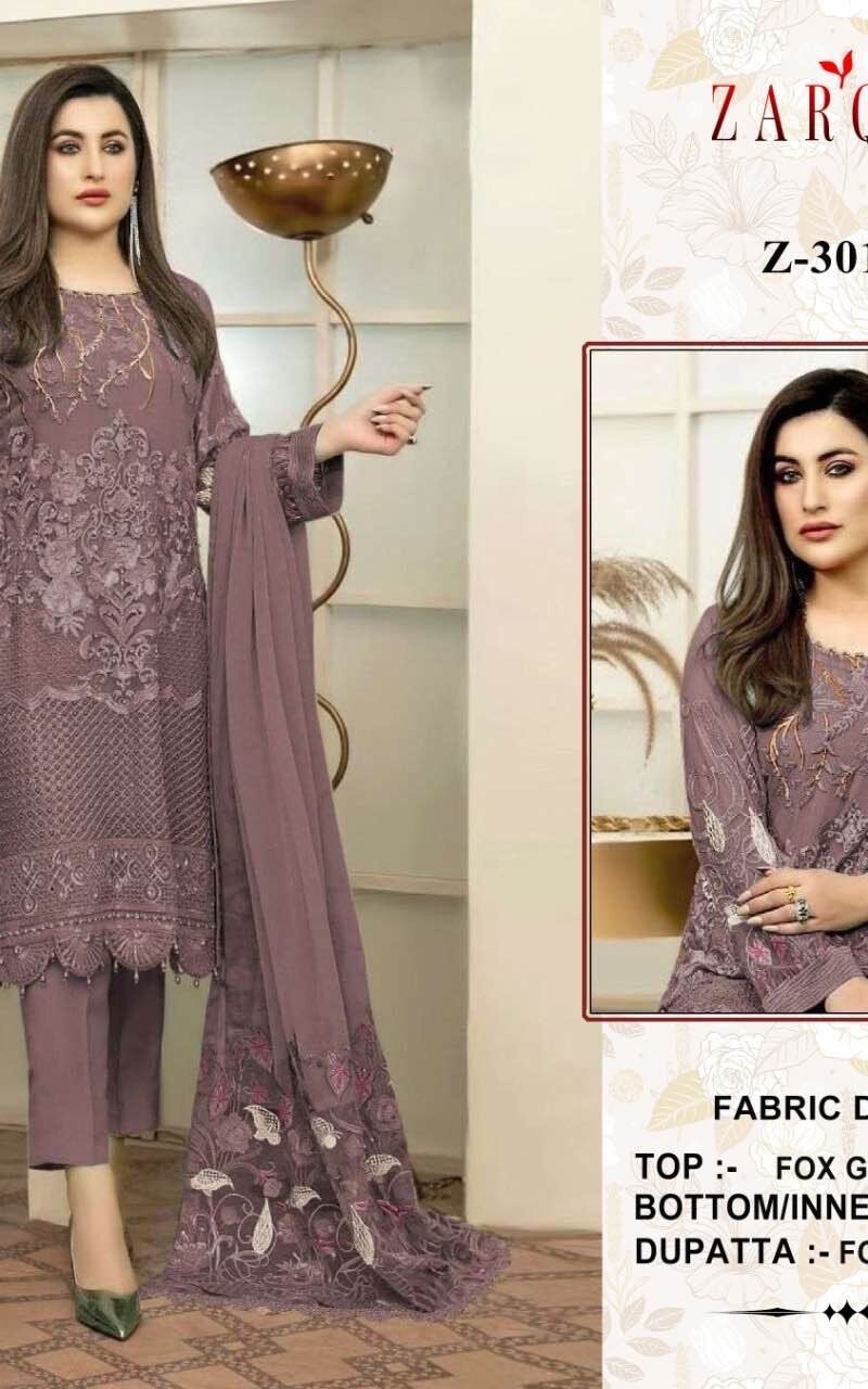Zarqash Z – 3010 Pakistani Salwar Suits