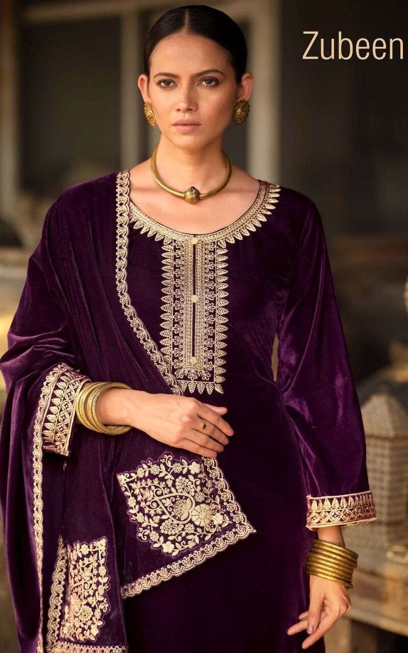 Zubeen Sargam Velvet Wholesale Salwar Kameez