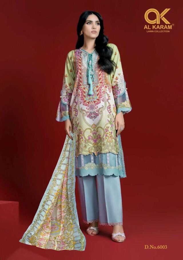 Al Karam Vol 6 Wholesale Cotton Dress Material