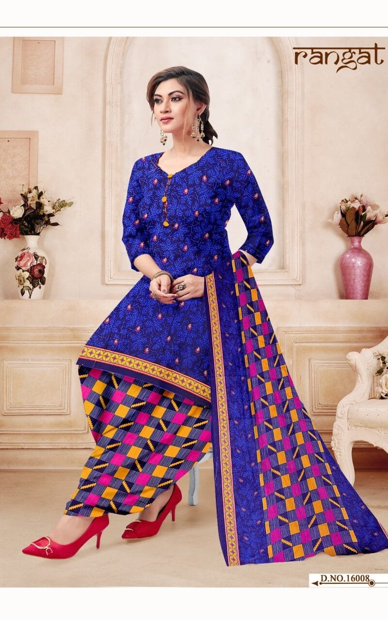 Amit Rangat Vol 16 Wholesale Dress Material