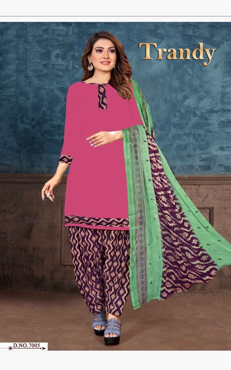 Amit Trandy Patiyala Vol 7 Wholesale Dress Material