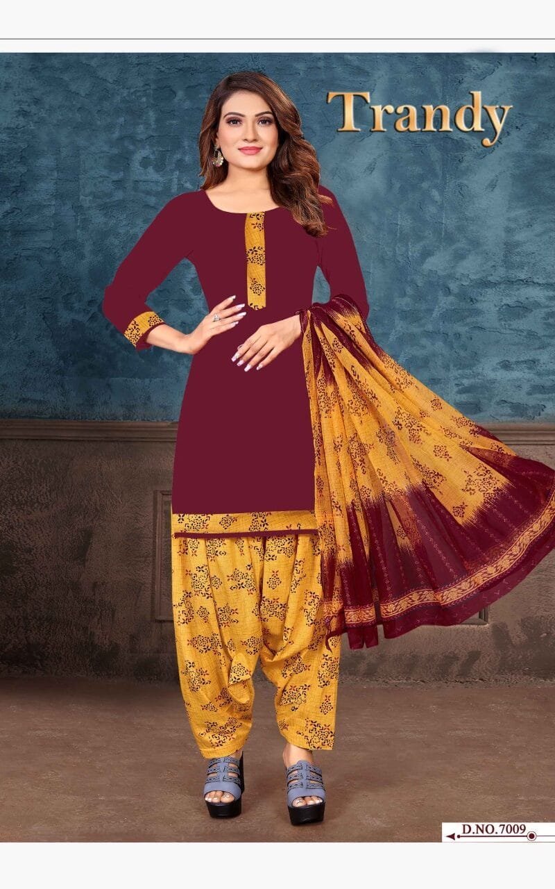 Amit Trandy Patiyala Vol 7 Wholesale Dress Material