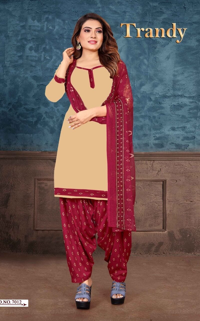 Amit Trandy Patiyala Vol 7 Wholesale Dress Material