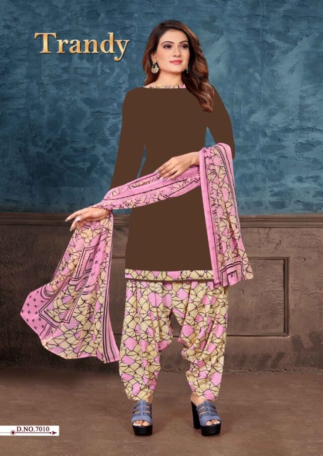 Amit Trandy Patiyala Vol 7 Wholesale Dress Material