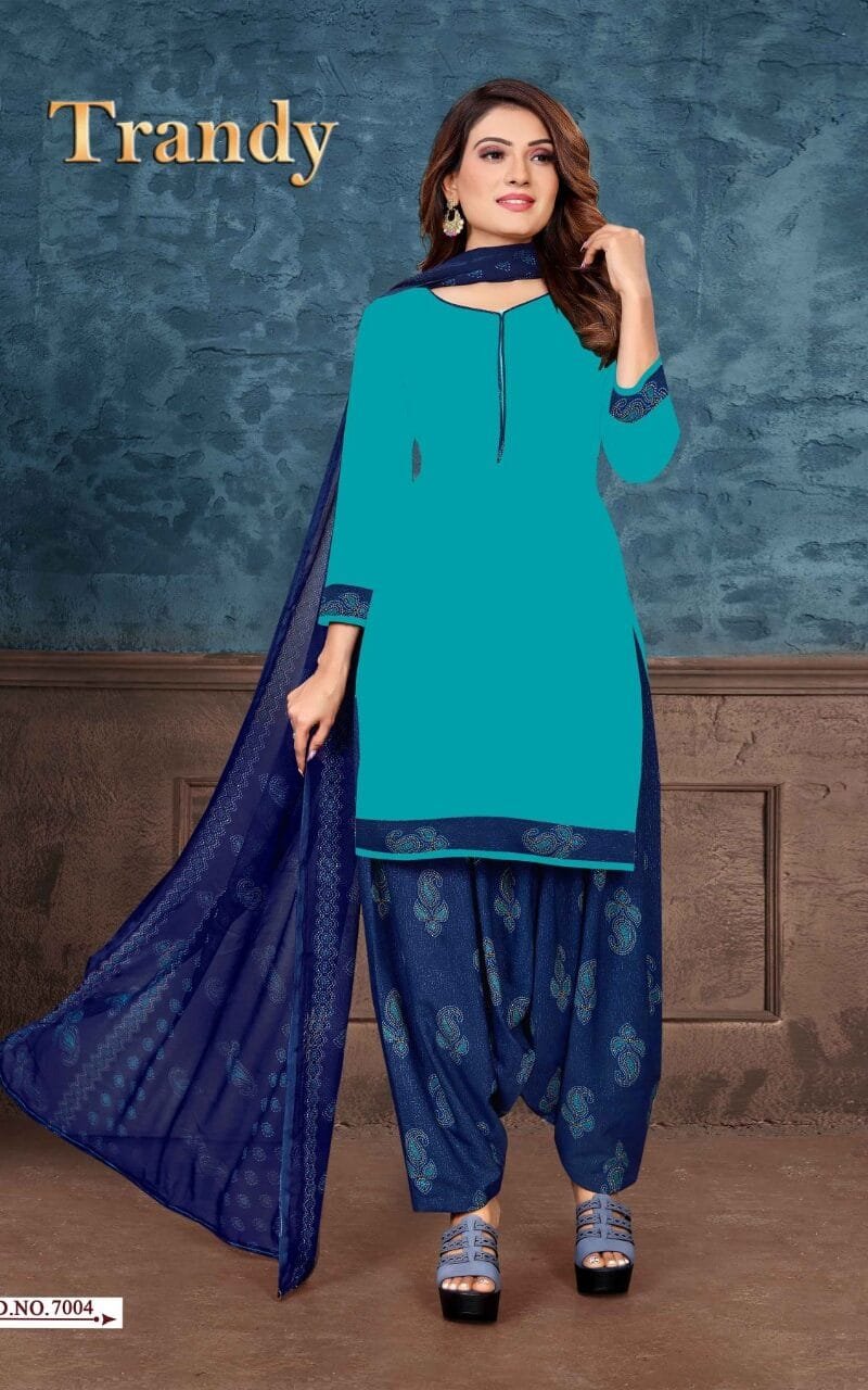 Amit Trandy Patiyala Vol 7 Wholesale Dress Material