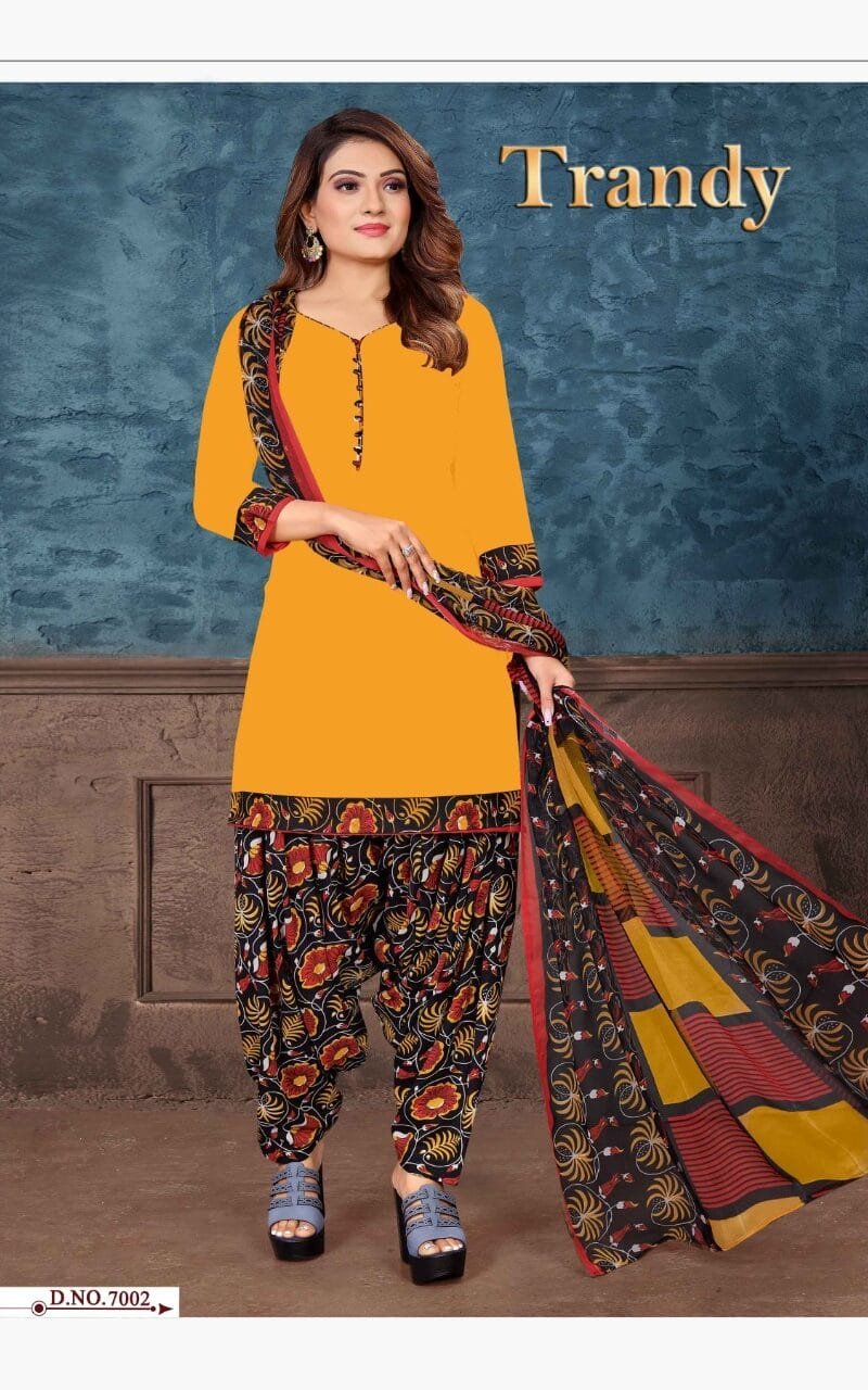 Amit Trandy Patiyala Vol 7 Wholesale Dress Material