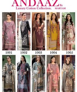 Andaaz Maryam Luxury Readymade Cotton Collection