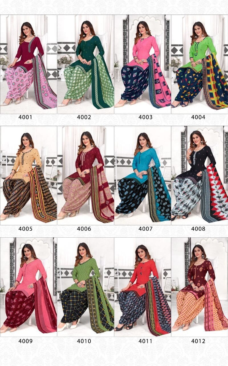 Avkash Colourful Vol 4 Readymade With Inner