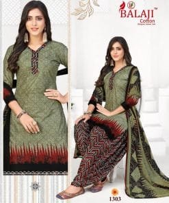 Balaji Arnika Vol 13 Chiffon Dupatta Wholesale Cotton Dress Material