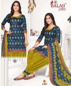 Balaji Arnika Vol 13 Chiffon Dupatta Wholesale Cotton Dress Material