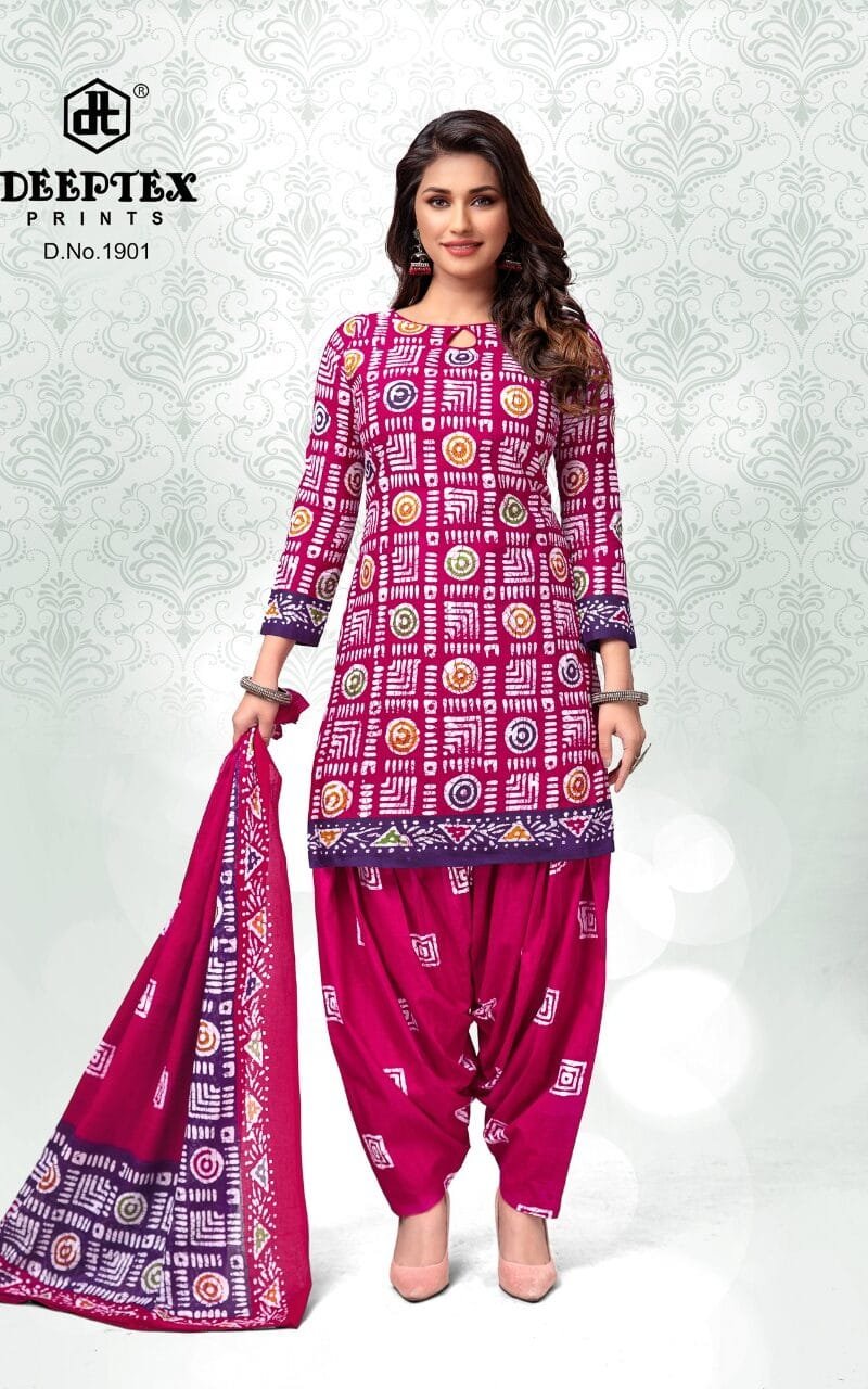 Batik plus vol 19 Deeptex Wholesale Cotton Dress Material