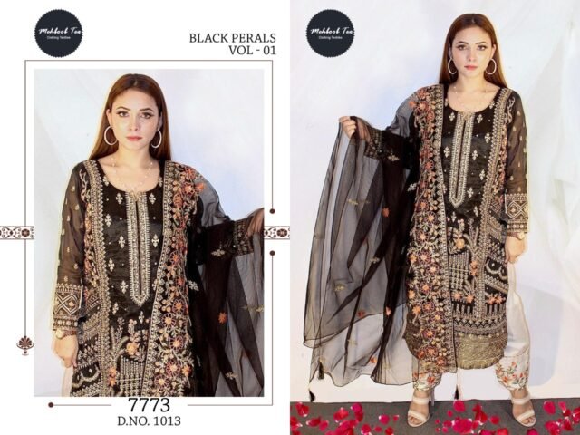 Black Perals Vol 1 Mehbbob Tex Pakistani Salwar Suits