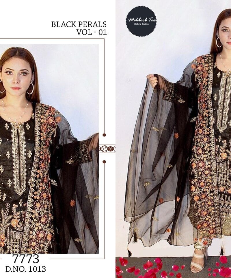 Black Perals Vol 1 Mehbbob Tex Pakistani Salwar Suits
