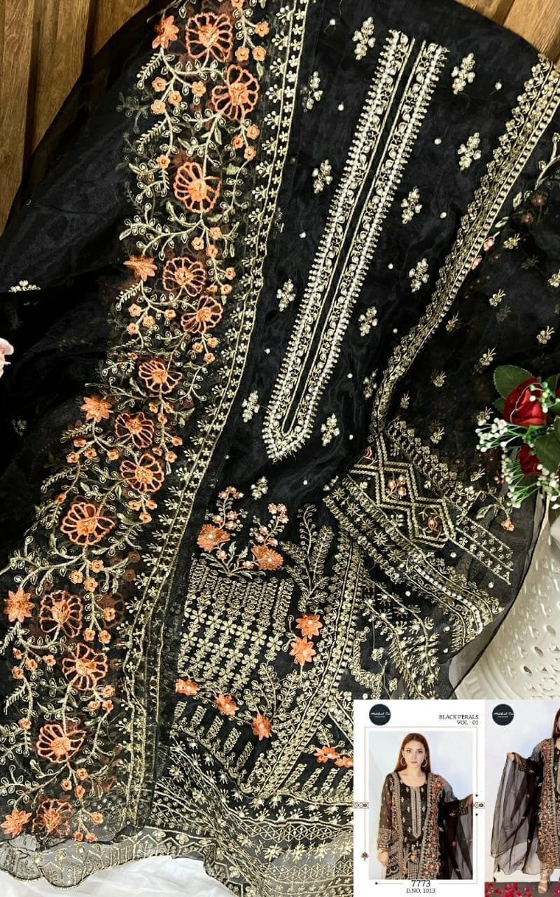 Black Perals Vol 1 Mehbbob Tex Pakistani Salwar Suits