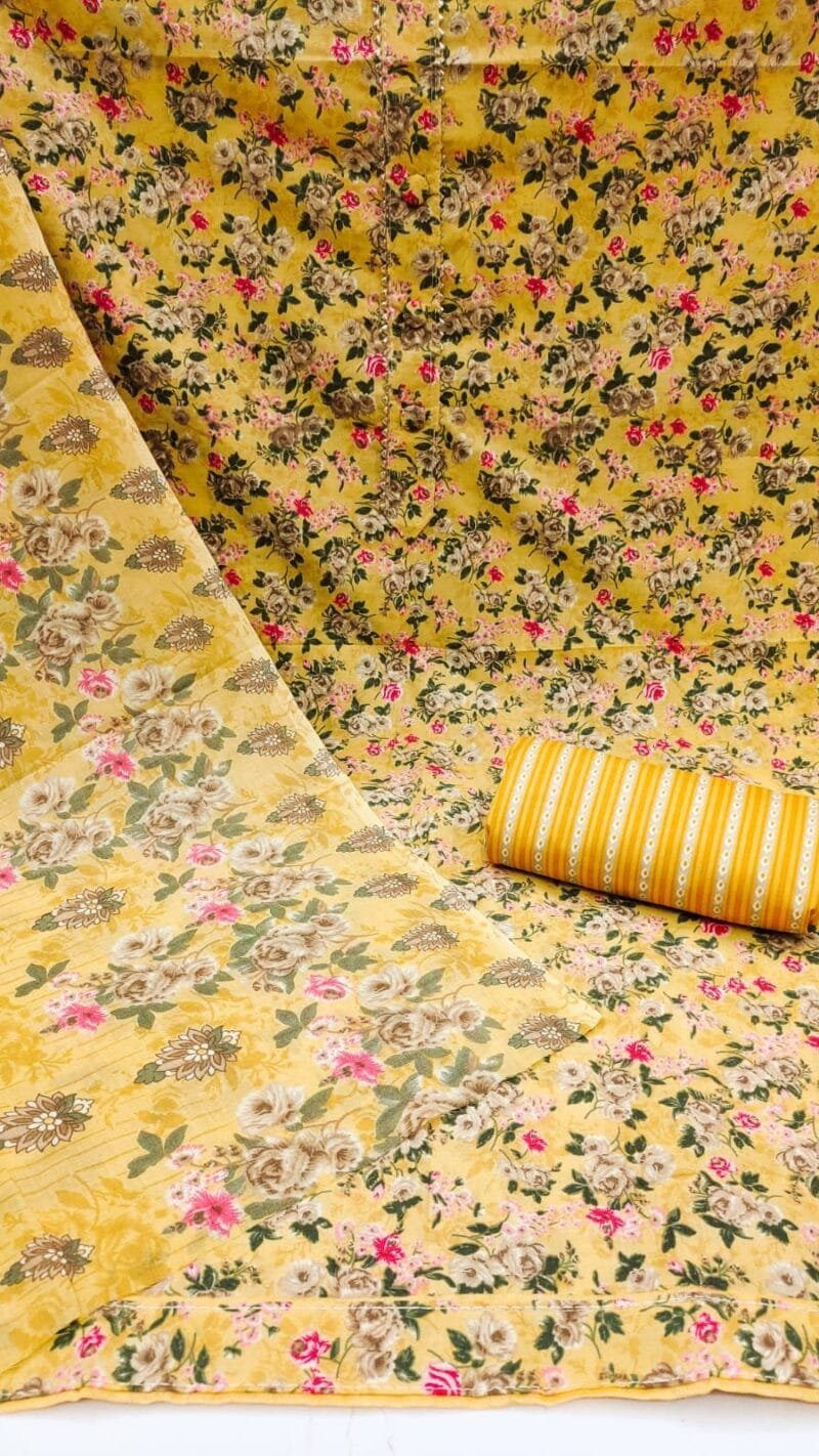 Buy Designer Printed Suits Wholesale Cotton Dress Material