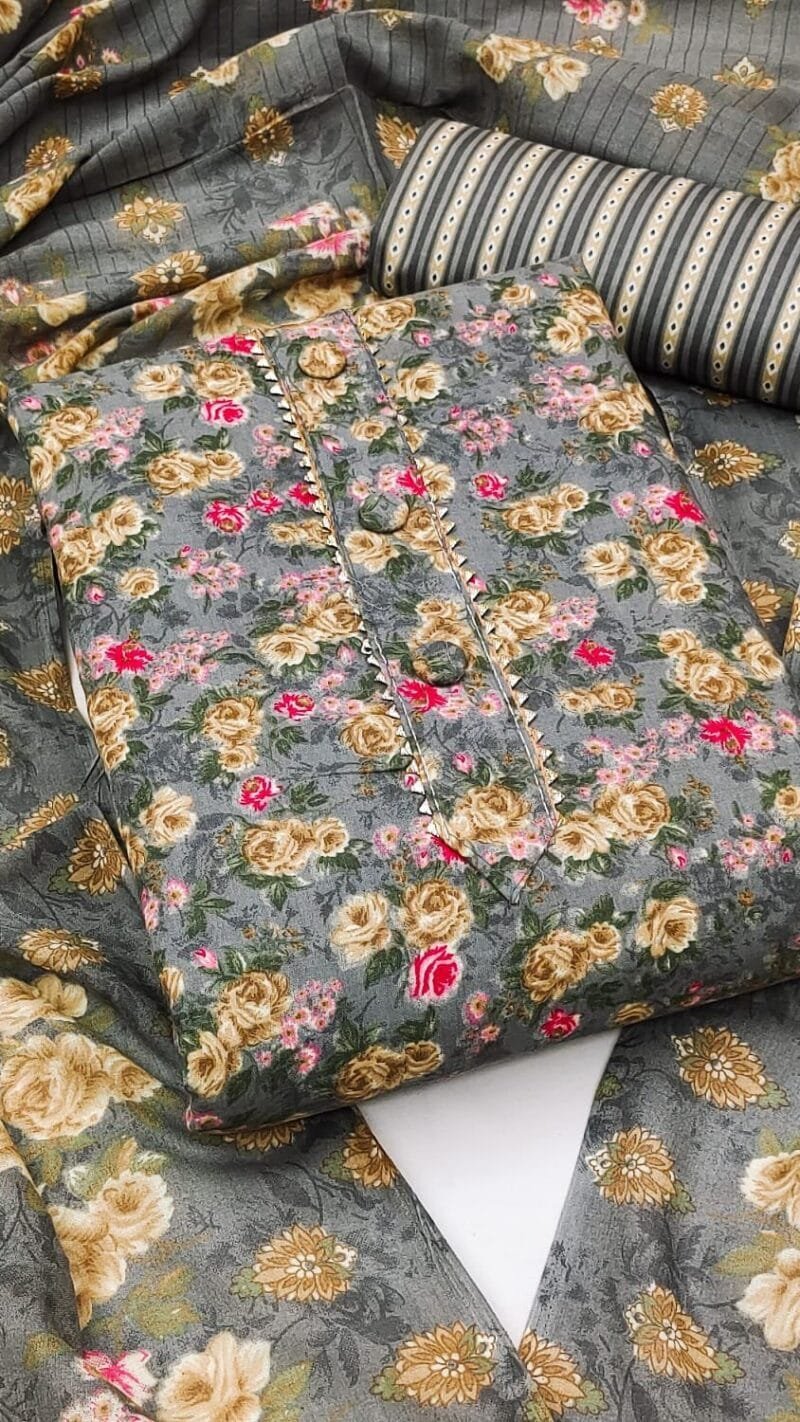 Buy Designer Printed Suits Wholesale Cotton Dress Material