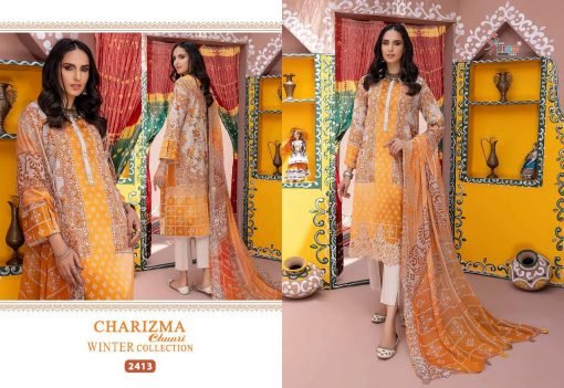 Charizma Chunri Pashmina Suits Wholesale Online