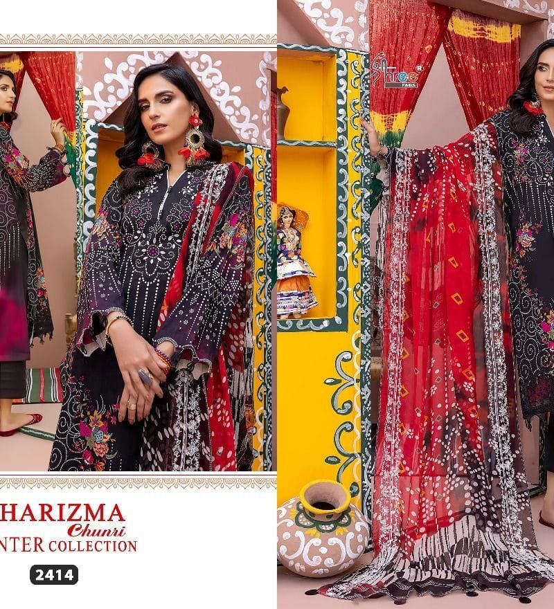 Charizma Chunri Pashmina Suits Wholesale Online
