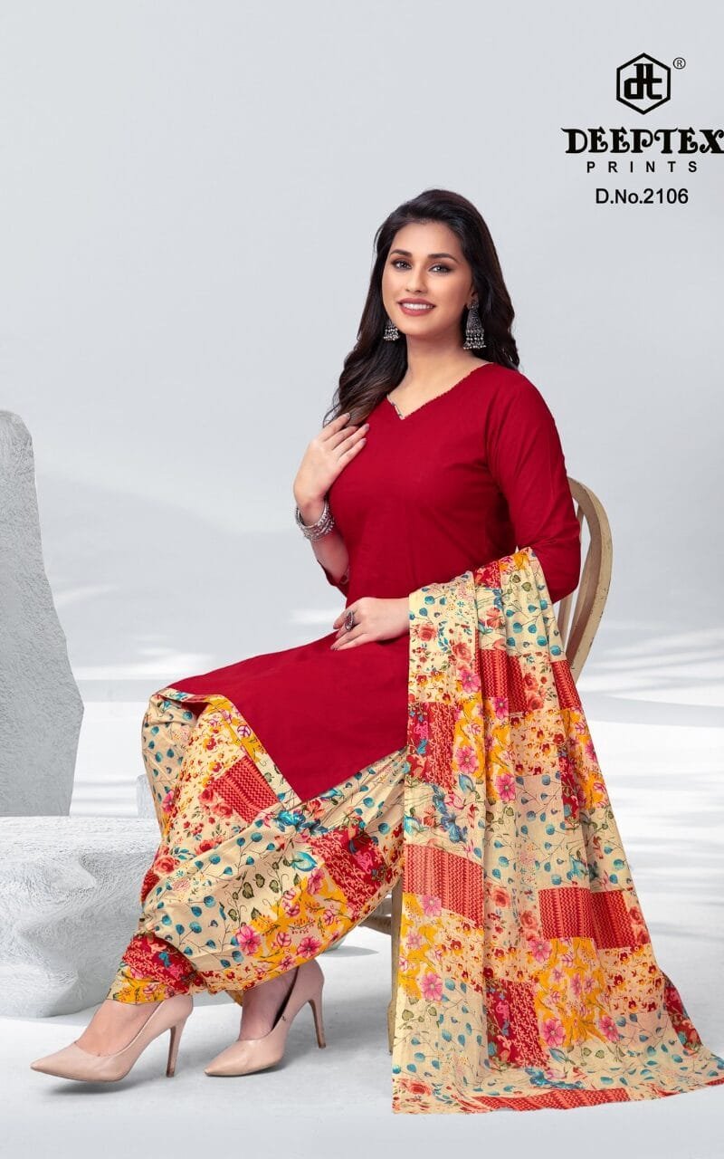 Deeptex Pichkari Vol 21 Wholesale Cotton Dress Material