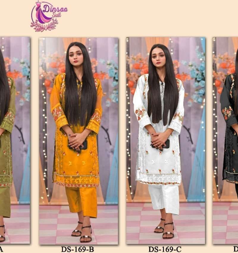 Dinsaa Suit D No 169 Pakistani Salwar Suits