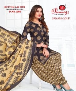 Ganeshji Sanam Gold Vol 1 Wholesale Cotton Dress Material