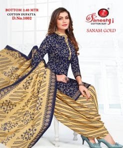 Ganeshji Sanam Gold Vol 1 Wholesale Cotton Dress Material
