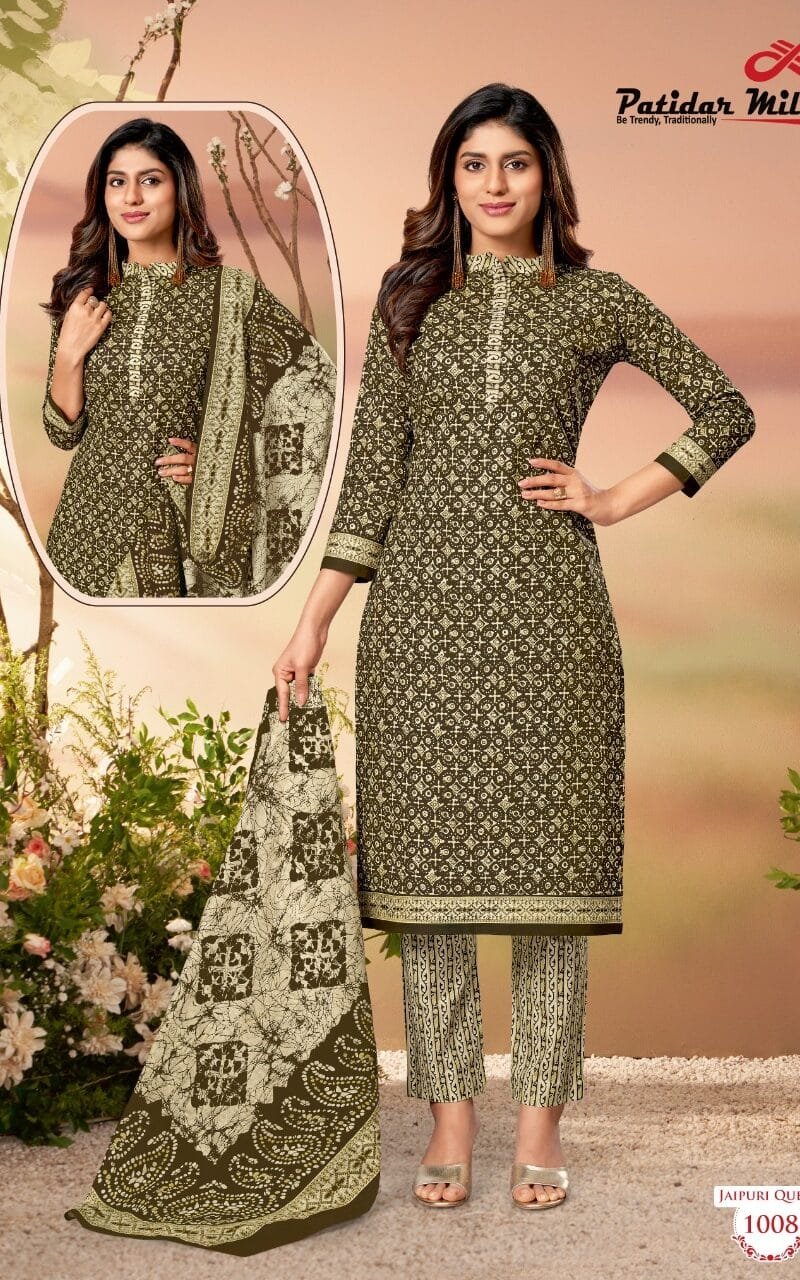 Jaipuri Queen Vol 1 Patidar Wholesale Cotton Dress Material